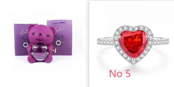 Eternal Rose Teddy Bear - Image 7