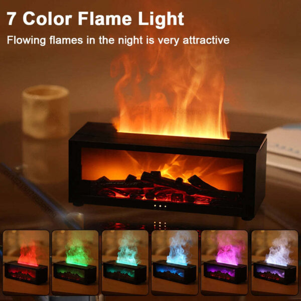 Humidifier and Diffuser with Fireplace Effect - Image 4