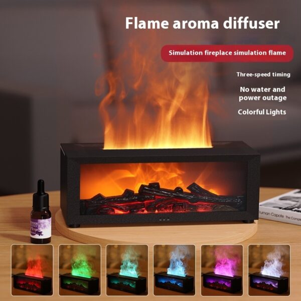 Humidifier and Diffuser with Fireplace Effect - Image 5