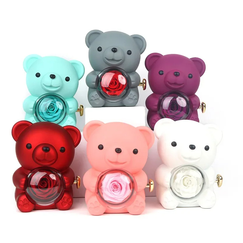 Eternal Rose Teddy Bear - Image 2