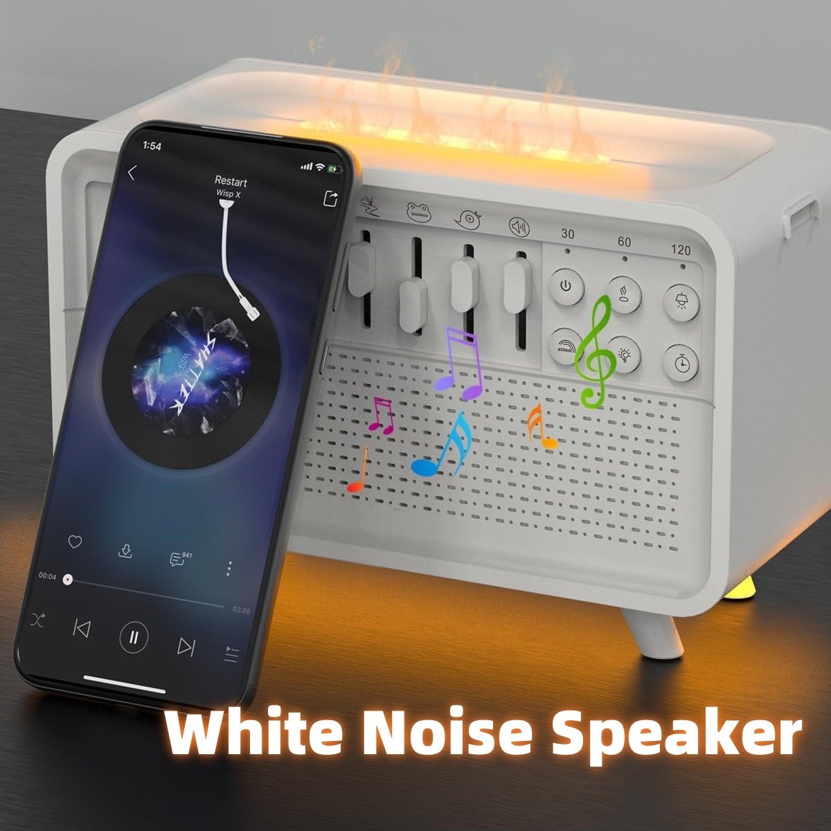 Night Light Bluetooth Speaker