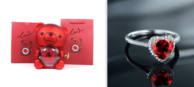 Eternal Rose Teddy Bear - Image 9